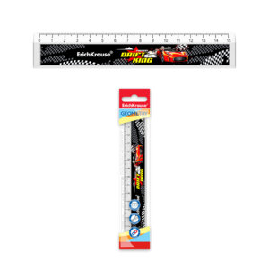 Линейка пластик 15см с выемкой Drift King во флоупаке 55431