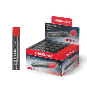 Грифели ErichKrause для механических карандашей 2.0 мм HB 10 шт 48773