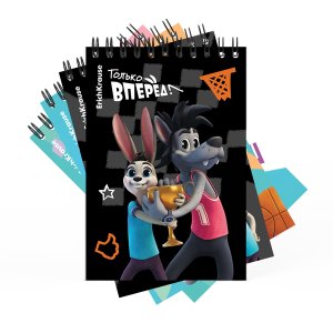 Записная книга  80л Клетка А6 Ну, Погоди! Каникулы MIX-PACK 62540