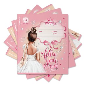 Тетрадь  18л Линия Pointes выборочный УФ-лак с глиттером 60569