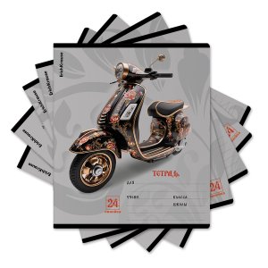 Тетрадь  24л Линия Souvenir MIX-PACK 63282