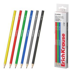 Карандаш ч/г HB пластик Classic 55266