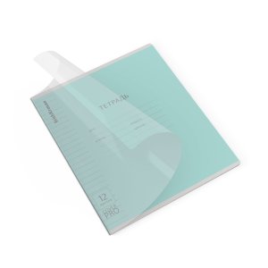 Тетрадь  12л Линия Классика CoverPrо fizzy бирюзовый пластик обл 012015254-65689