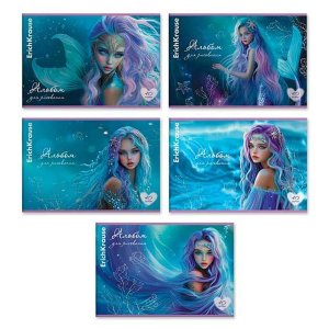 Альбом 40л Aquamarine твин-лак MIX-PACK 63449