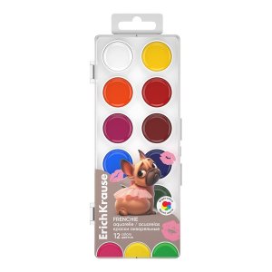 Акварель 12цв Frenchie 65410