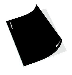 Тетрадь  48л Клетка Black Diamond Физика пластик обложка 65273