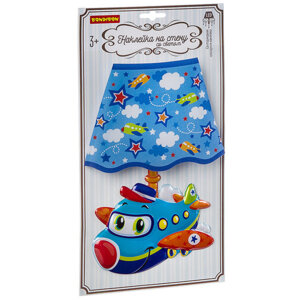 Наклейка со светом Самолет сенсорная 1000 активаций