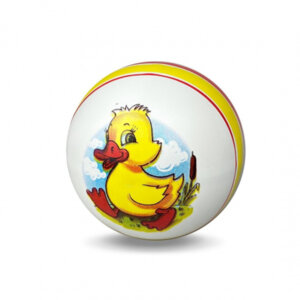 Мяч 125мм Утенок красный Р1-125