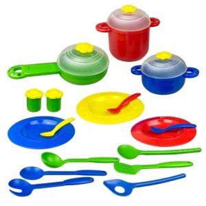 Набор детской посуды Семейный обед 20 дет 09175