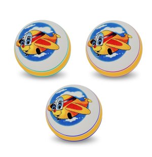 Мяч 125мм  Самолетик в асс Р1-125