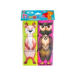 Кубики Чей хвост 6 шт 04557