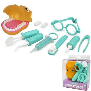 Игровой набор Стоматолог Собачка 8 предметов в блистерной кор 09461