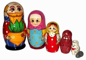 Матрешка Репка 6 перс