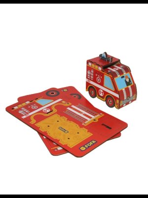 Конструктор Машинка Пожарная ST0189