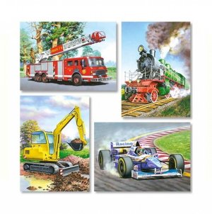 Паззл    8 12 15 20 Castor Транспорт B-04089