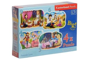 Паззл   3 4 6 9 Castor Сказки о принцессах В-005093
