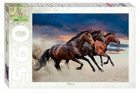 Паззл  560 Степ Лошади 78093