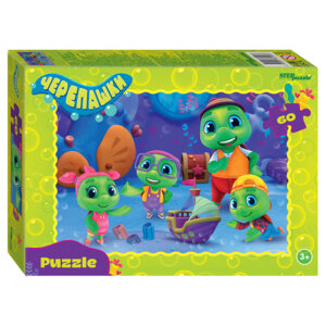 Паззл   60 Степ Черепашки 81243