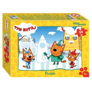 Паззл   54  Степ Три кота 1