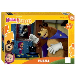 Паззл  160 Степ Маша и Медведь Лесные истории 94171