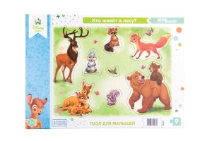 Пазл для малышей Степ Кто живет в лесу 80435