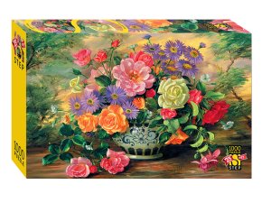 Паззл 1000 Степ Цветы в вазе 79255