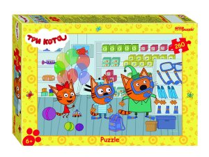 Паззл  260 Степ Три кота Новые истории 95165