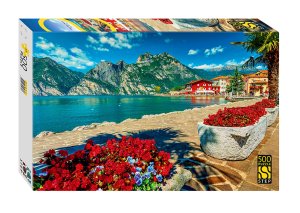 Паззл  500 Степ Озеро Гарда Италия 91071