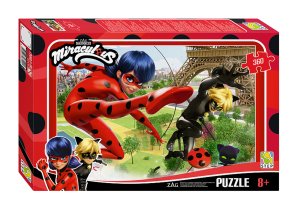 Паззл  360 Степ Леди Баг и Супер Кот ZAGTOON METHOD 96140