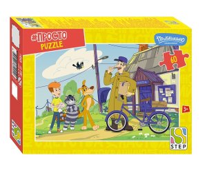 Паззл   60 Степ Простоквашино Продолжение 81044