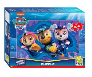 Паззл  104 Степ Щенячий патруль Аква Никелодеон 82253