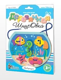 Шнуровка деревянная Аквариум 01900