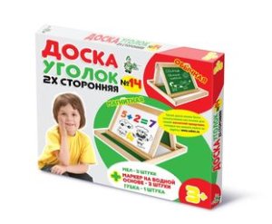 Доска комбинированная №14 настольная уголок неокр