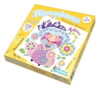 Аппликация бусинами Жемчужин Фея в шляпке 01977