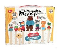 Штоковый театр Набор кукол и декораций Любимые сказки Колобок Теремок Кот и лиса 03679