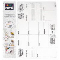 Настольное покрытие HappyLine Бизнес-планер прозр 48*34см стираемая поверхность 83155