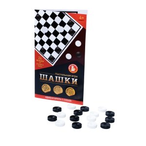 Игра наст Шашки в пакете 05109