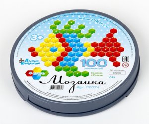 Мозаика 100 эл шестигранная 02074