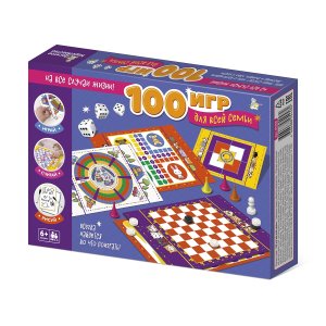 Игра наст 100 игр для всей семьи 05458