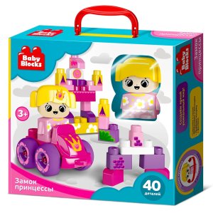 Конструктор Замок принцессы 40 дет Baby Block 03906