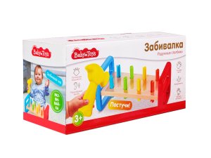 Игрушка Забивалка Радужные столбики Baby toys 70004