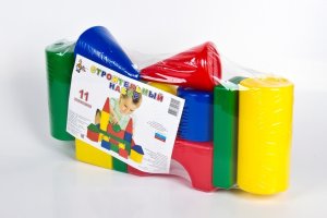 Конструктор выдувка Строительный набор 11 эл 01692