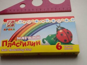 Пластилин  6цв мягкий Кроха 863-08