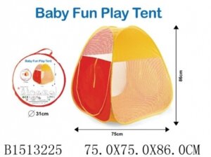 Палатка игровая ДВУХЦВЕТНАЯ 75х75х86см в сумке 1513225