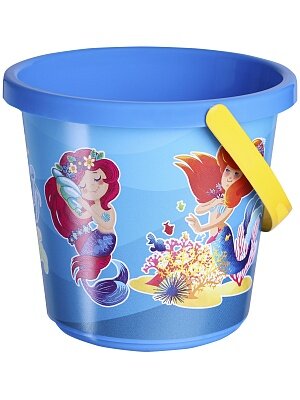 Ведро №8 Русалки с блестящей картинкой 0,85л ИП-0798