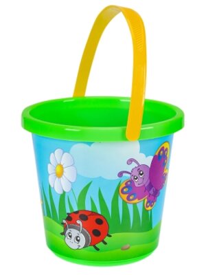 Ведро №8 Лужайка с картинкой 0,85л ИП-0789