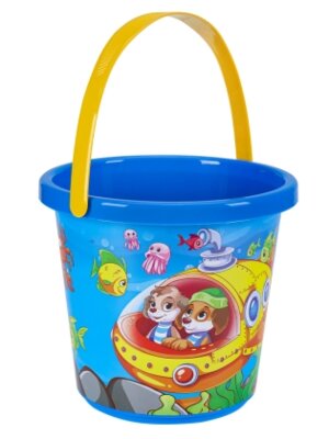 Ведро №8 Щенки с картинкой 0,85л ИП-0794