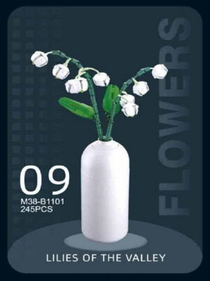Конструктор пластиковый Ландыши 245 дет M38-B1101-09