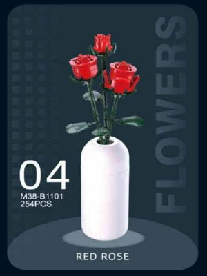 Конструктор пластиковый Розочки 254 дет M38-B1101-04