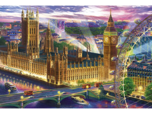 Холст с красками 30х40 см Сверкающий Лондон ХК-0895